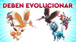 POKÉMON QUE NECESITAN UNA EVOLUCIÓN