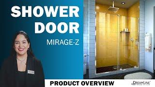 DreamLine Mirage-Z Collection | Sliding Shower Door | Sliding Tub Door