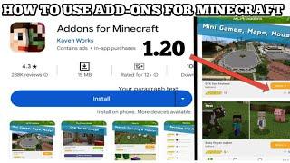 How to use add-ons in Minecraft || add-ons use kaisa kara | in Hindi | how to use addons