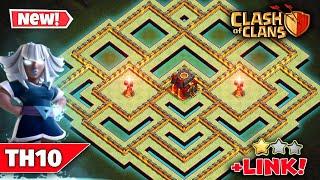 NEW BEST! TH10 base Copy Link! COC Town Hall 10 Hybrid/Trophy/Farming base - Clash of Clans