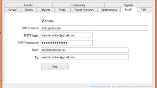 How to Setup MT4 MetaTrader4 Notification Email Alert to Text SMS Alerts