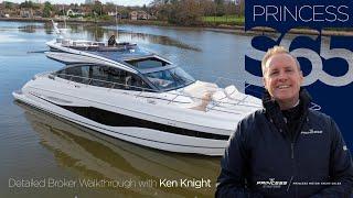 NEW Princess S65 | FOR SALE NOW in Swanwick, UK | Full Detailed Walkthrough with Ken Knight