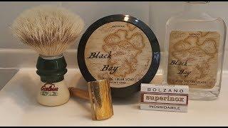 traditionnal wet shaving - Razorock Black Bay