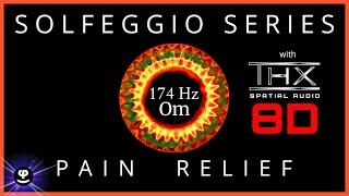 Unlock Pain Relief with Deep Sleep 174Hz | THX 8D & Delta Binaural Beats | Black Screen