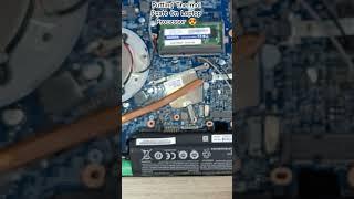 Putting Thermal Paste On Laptop Processor  #laptop #processor #tech #viral