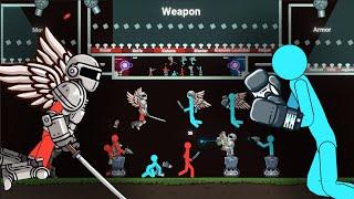 Generate Stickman Part 1 - Modern Combat - Marble Ragdoll Battle