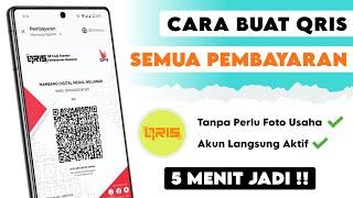 Cara Membuat QRIS Semua Pembayaran || Cara Bikin QRIS Tanpa Foto Usaha