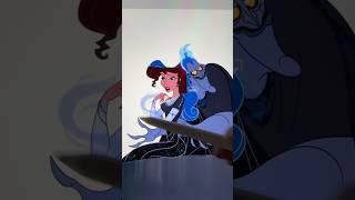 Hades tranforms Megara #disney #transformation #art #artist #digitalart