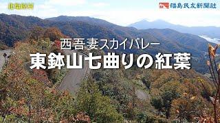 西吾妻スカイバレー東鉢山七曲りの紅葉