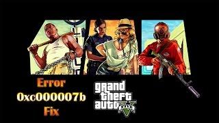 GTA V 0xc000007b Error Fix