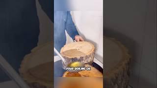 Why Chefs Pour Boiling Oil on Cutting Boards?!