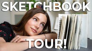 Sketchbook Tour! My FIRST Sketchbook 