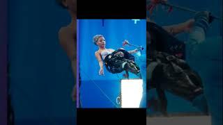 The Little Mermaid - Halle Bailey (Behind The Scenes) | Underwater the Sea #shorts