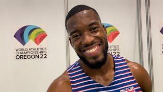 Nathaneel Mitchell-Blake after 200m semis | Getting back after injury and representing Great Britain