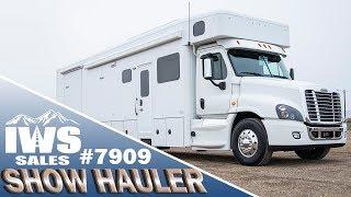 2019 White Show Hauler - 45' Freightliner Cascadia Chassis - IWS Motor Coaches Stock #7909