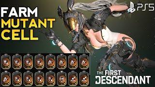 Farm Mutant Cell THE FIRST DESCENDANT Luna Gameplay PS5 Live | The First Descendant Mutant Cell Farm