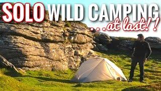 SOLO WILD CAMPING on Dartmoor (Naturehike Ultralight Vik1 Tent)