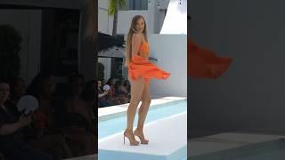 Olia Art / Slow Motion Walk / Miami Swim Week #shorts #fashion