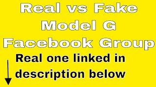 The Real vs Fake Socionics Model G facebook Group: Real one has 370+ Members & 'ModelViktor' in URL