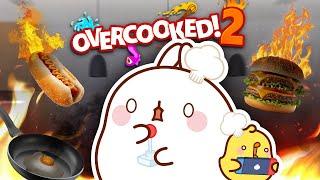 Molang Overcooked 2 Gameplay | Piu Piu is losing it 