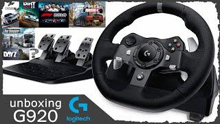 Logitech G920 unboxing - german / deutsch ▪ Xbox ▪ PC ▪ Xbox Series X ▪ Xbox Series S ▪ Xbox One