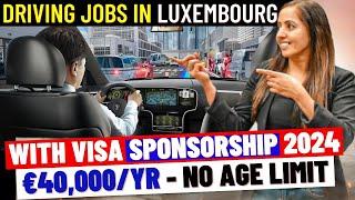 This Agency Want To Help You Get Drivers Jobs In Luxembourg With Visa Sponsorship 2024: No Age Limit