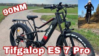 Tifgalop ES7 Pro Fully Fatbike mit Dual Motor im Test Review Ebike Pedelec Erlebnis