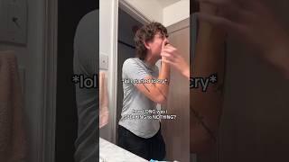 my girlfriend PRANKED ME while i was ON LIVE  w Mattie Westbrouck- #shorts