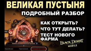 BDM: ВЕЛИКАЯ ПУСТЫНЯ (после реворка). Подробный гайд и тесты фарм монет в Black Desert Mobile (БДМ)