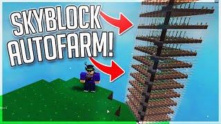 How To Build The BEST AFK AUTO FARM | Roblox SkyBlock