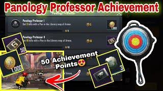 How To Complete Panology Professor Achievement Mission In Pubg Mobile | New Library Mode Mission