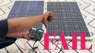 ▶️ Poly solar panel VS mono solar panel  / test