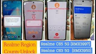 Realme C65 5G C63 5G  Network Unlock [Your Are Using A Region Locked Phone] Outgoing Call Failed