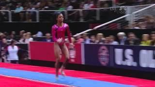 2012 US Olympic Trials Day 1 Gabby Douglas Vault