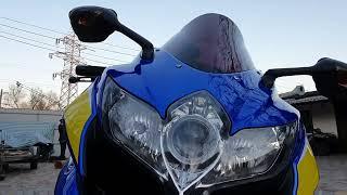 Спортбайк 600 кубов SUZUKI GSX-R установка китайского пластика