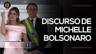 Michelle Bolsonaro dio su primer discurso en lenguaje de señas | El Espectador