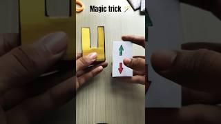 magic trick with paper tutorial#shorts#