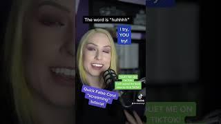 Quick #screaming tutorial! I try, you try! Today try the #falsecord scream or #growl Duet on TikTok!