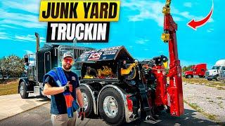 Day in the Life of a JUNK YARD Truck Driver!