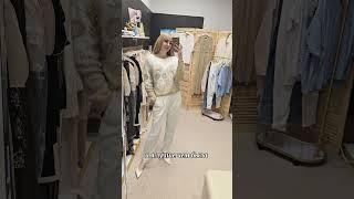 Джемпер из ангоры жаккардового плетения с золотистым метанитом #мода #модныепоказы #fashion #стиль