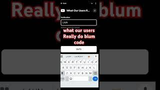 what our users Really do blum code