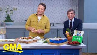 Jamie Oliver shares easy sheet pan dinners