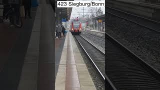 Einfahrt S19 Siegurg/Bonn BR 423 Richtung Au(Sieg)