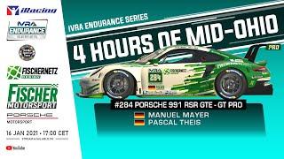 4 Hours of Mid-Ohio - #284 Porsche Onboard | 2020-21 IVRA Endurance Series