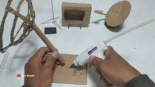 How to make miniature tv equipment, antennas and satellite dishes