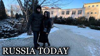 Russia TODAY  Severe frost and snow!  Our real life @Maryru.