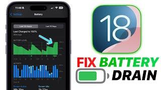 iOS 18 - FIX Battery DRAIN on iPhone!