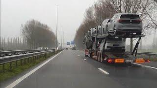 Dashcam Beelden Bavel: A27 Knooppunt Sint-Annabosch 》Knooppunt Hooipolder 》Knooppunt Everdingen.