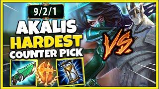 How To Beat Galio EVERY Single Ranked Game... Akali's Hardest Counter Pick ;) - League of Legends