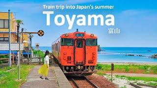 Early Summer Escape to Toyama | A Relaxing Seaside Train Trip in Rural Japan | Japan Travel Vlog